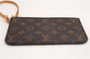 Authentic Louis Vuitton Monogram Neverfull Pouch Purse Clutch Bag Pink LV 6541F
