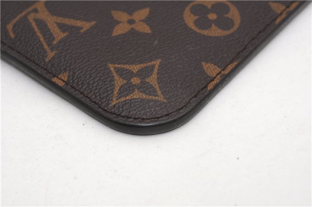 Authentic Louis Vuitton Monogram Neverfull Pouch Purse Clutch Bag Pink LV 6541F