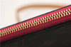 Authentic Louis Vuitton Monogram Neverfull Pouch Purse Clutch Bag Pink LV 6541F