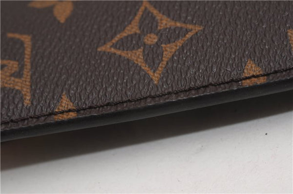 Authentic Louis Vuitton Monogram Neverfull Pouch Purse Clutch Bag Pink LV 6541F