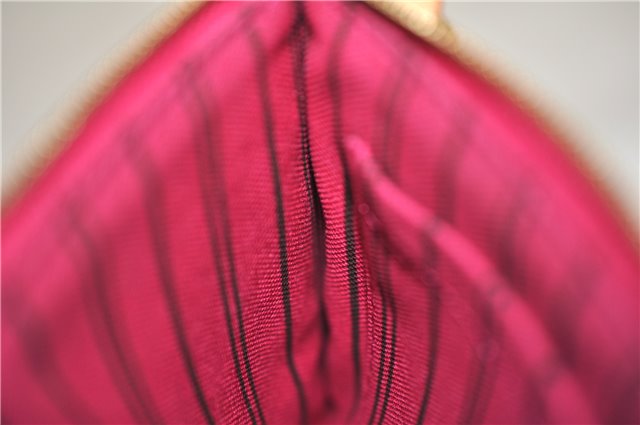 Authentic Louis Vuitton Monogram Neverfull Pouch Purse Clutch Bag Pink LV 6541F