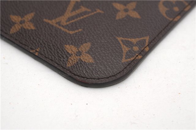 Authentic Louis Vuitton Monogram Neverfull Pouch Purse Clutch Bag Pink LV 6542F