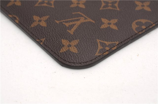 Authentic Louis Vuitton Monogram Neverfull Pouch Purse Clutch Bag Pink LV 6542F