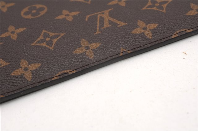 Authentic Louis Vuitton Monogram Neverfull Pouch Purse Clutch Bag Pink LV 6542F