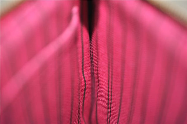 Authentic Louis Vuitton Monogram Neverfull Pouch Purse Clutch Bag Pink LV 6542F