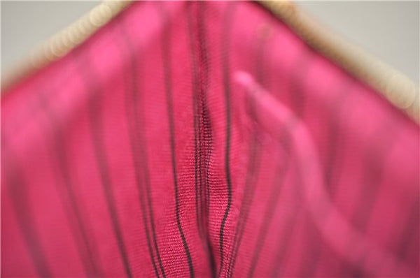 Authentic Louis Vuitton Monogram Neverfull Pouch Purse Clutch Bag Pink LV 6542F