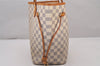 Authentic Louis Vuitton Damier Azur Neverfull MM Tote Bag N51107 LV 6542I