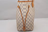 Authentic Louis Vuitton Damier Azur Neverfull MM Tote Bag N51107 LV 6542I