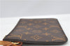 Authentic Louis Vuitton Monogram Neverfull Pouch Purse Clutch Bag LV 6549F
