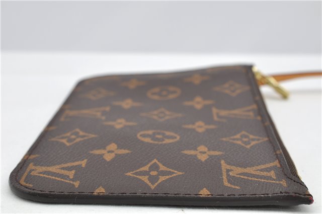 Authentic Louis Vuitton Monogram Neverfull Pouch Purse Clutch Bag LV 6549F