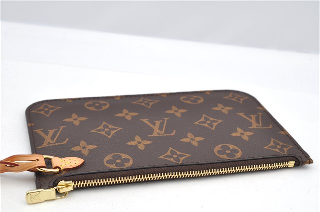 Authentic Louis Vuitton Monogram Neverfull Pouch Purse Clutch Bag LV 6549F