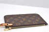 Authentic Louis Vuitton Monogram Neverfull Pouch Purse Clutch Bag LV 6549F