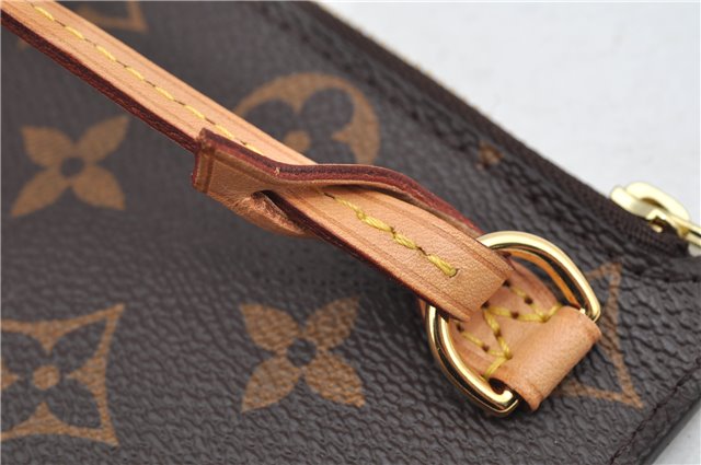 Authentic Louis Vuitton Monogram Neverfull Pouch Purse Clutch Bag LV 6549F