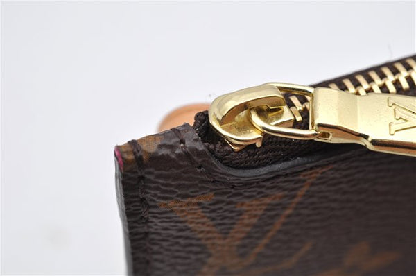 Authentic Louis Vuitton Monogram Neverfull Pouch Purse Clutch Bag LV 6549F