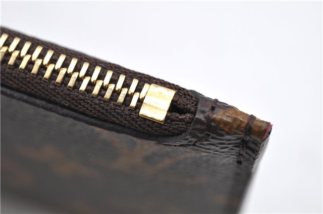 Authentic Louis Vuitton Monogram Neverfull Pouch Purse Clutch Bag LV 6549F