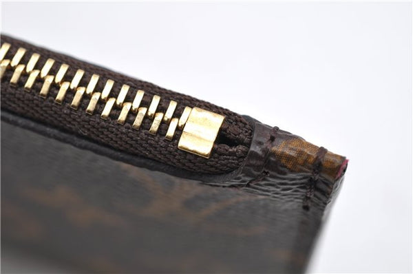 Authentic Louis Vuitton Monogram Neverfull Pouch Purse Clutch Bag LV 6549F