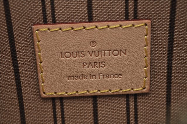 Authentic Louis Vuitton Monogram Neverfull Pouch Purse Clutch Bag LV 6549F