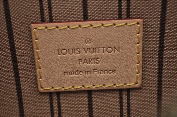 Authentic Louis Vuitton Monogram Neverfull Pouch Purse Clutch Bag LV 6549F