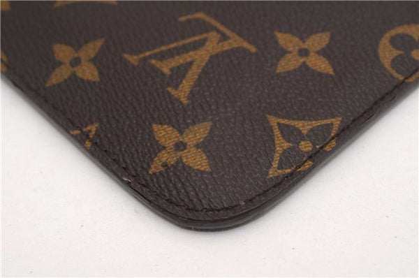 Authentic Louis Vuitton Monogram Neverfull Pouch Purse Clutch Bag Pink LV 6550F