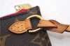 Authentic Louis Vuitton Monogram Neverfull Pouch Purse Clutch Bag Pink LV 6550F