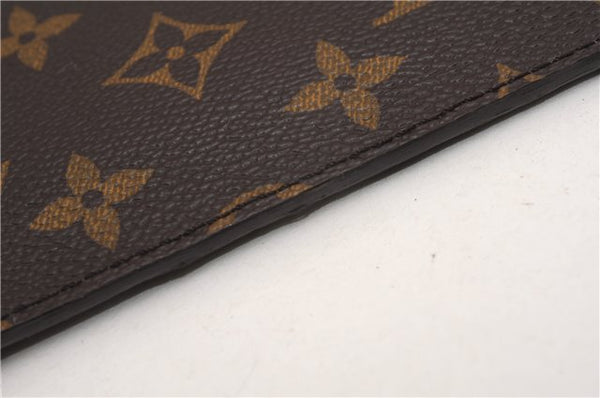 Authentic Louis Vuitton Monogram Neverfull Pouch Purse Clutch Bag Pink LV 6550F