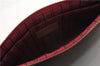 Authentic Louis Vuitton Monogram Neverfull Pouch Purse Clutch Bag Pink LV 6550F