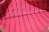 Authentic Louis Vuitton Monogram Neverfull Pouch Purse Clutch Bag Pink LV 6550F