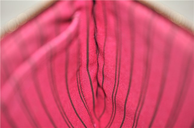 Authentic Louis Vuitton Monogram Neverfull Pouch Purse Clutch Bag Pink LV 6550F