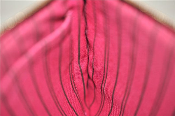 Authentic Louis Vuitton Monogram Neverfull Pouch Purse Clutch Bag Pink LV 6550F