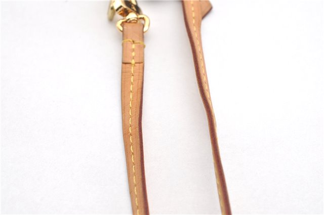 Authentic Louis Vuitton Monogram Neverfull Pouch Purse Clutch Bag Yellow 6552F