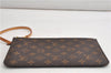 Authentic Louis Vuitton Monogram Neverfull Pouch Purse Clutch Bag Red LV 6553F