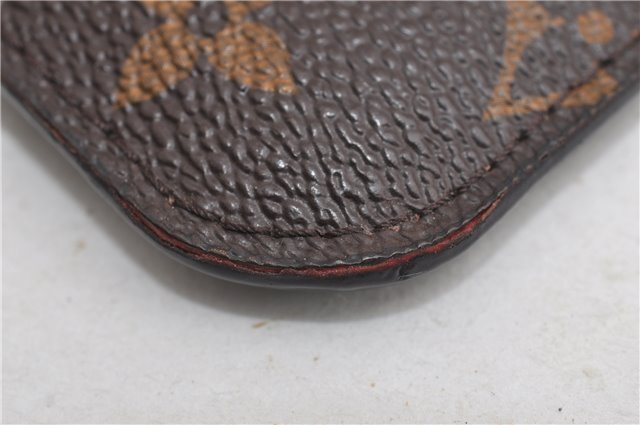 Authentic Louis Vuitton Monogram Neverfull Pouch Purse Clutch Bag Red LV 6553F