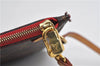 Authentic Louis Vuitton Monogram Neverfull Pouch Purse Clutch Bag Red LV 6553F