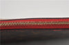 Authentic Louis Vuitton Monogram Neverfull Pouch Purse Clutch Bag Red LV 6553F