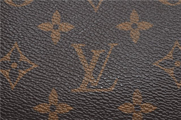 Authentic Louis Vuitton Monogram Neverfull Pouch Purse Clutch Bag Red LV 6553F