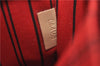 Authentic Louis Vuitton Monogram Neverfull Pouch Purse Clutch Bag Red LV 6553F