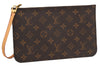 Authentic Louis Vuitton Monogram Neverfull Pouch Purse Clutch Bag LV 6558F