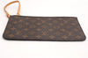 Authentic Louis Vuitton Monogram Neverfull Pouch Purse Clutch Bag LV 6558F