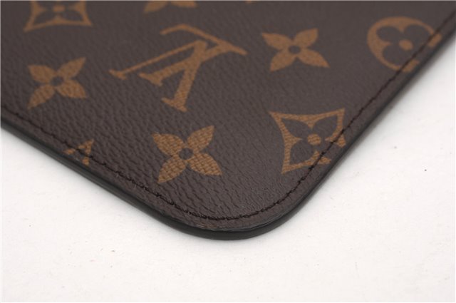 Authentic Louis Vuitton Monogram Neverfull Pouch Purse Clutch Bag LV 6558F