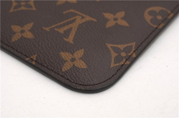 Authentic Louis Vuitton Monogram Neverfull Pouch Purse Clutch Bag LV 6558F