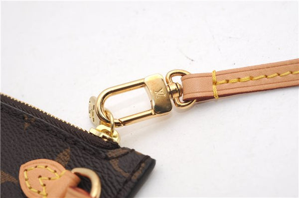 Authentic Louis Vuitton Monogram Neverfull Pouch Purse Clutch Bag LV 6558F