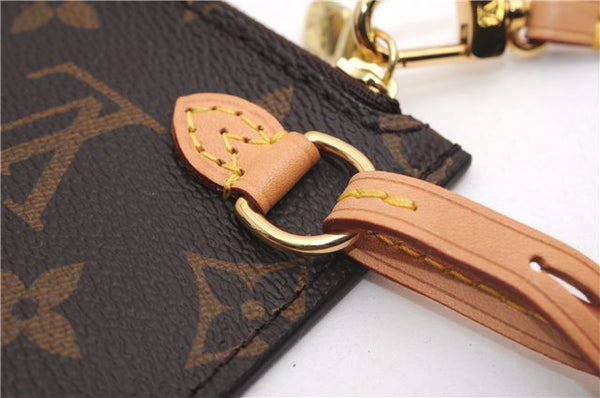 Authentic Louis Vuitton Monogram Neverfull Pouch Purse Clutch Bag LV 6558F