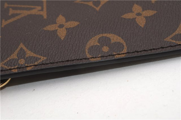 Authentic Louis Vuitton Monogram Neverfull Pouch Purse Clutch Bag LV 6558F