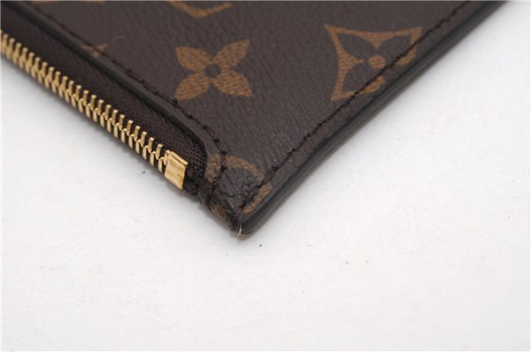 Authentic Louis Vuitton Monogram Neverfull Pouch Purse Clutch Bag LV 6558F