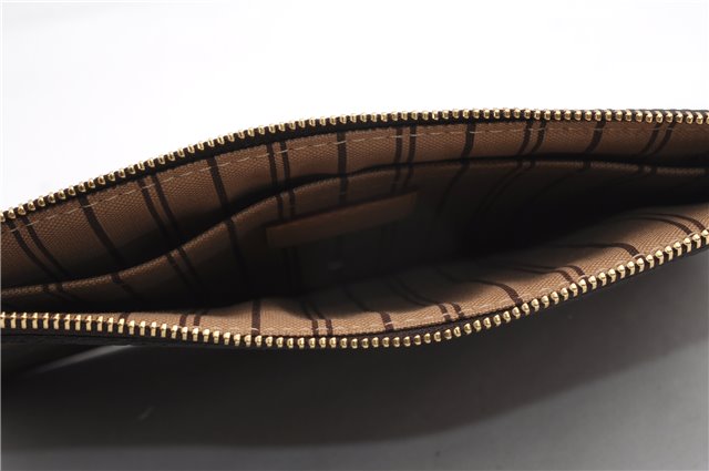 Authentic Louis Vuitton Monogram Neverfull Pouch Purse Clutch Bag LV 6558F