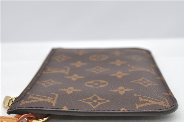 Authentic Louis Vuitton Monogram Neverfull Pouch Purse Clutch Bag LV 6560F