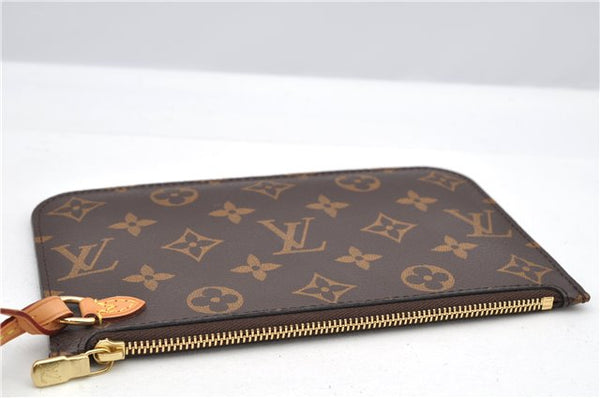 Authentic Louis Vuitton Monogram Neverfull Pouch Purse Clutch Bag LV 6560F