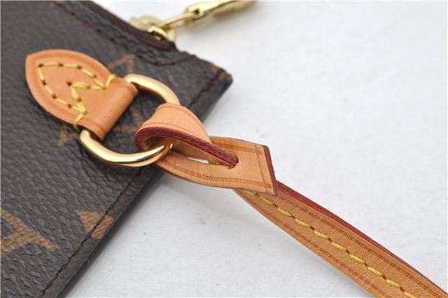 Authentic Louis Vuitton Monogram Neverfull Pouch Purse Clutch Bag LV 6560F