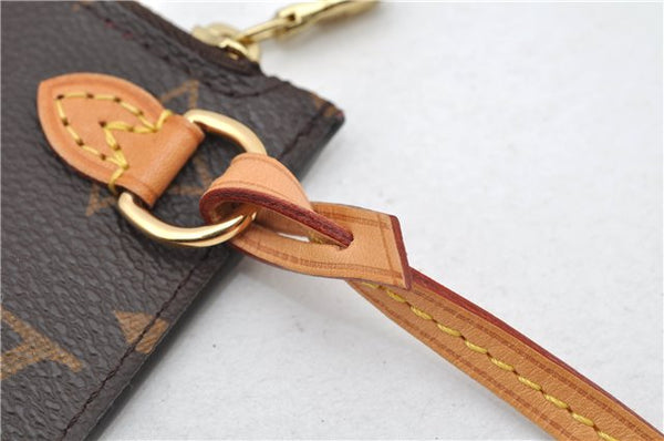 Authentic Louis Vuitton Monogram Neverfull Pouch Purse Clutch Bag LV 6560F