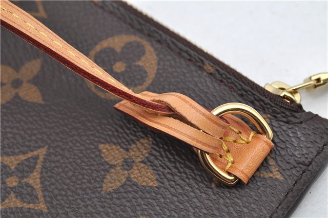 Authentic Louis Vuitton Monogram Neverfull Pouch Purse Clutch Bag LV 6560F